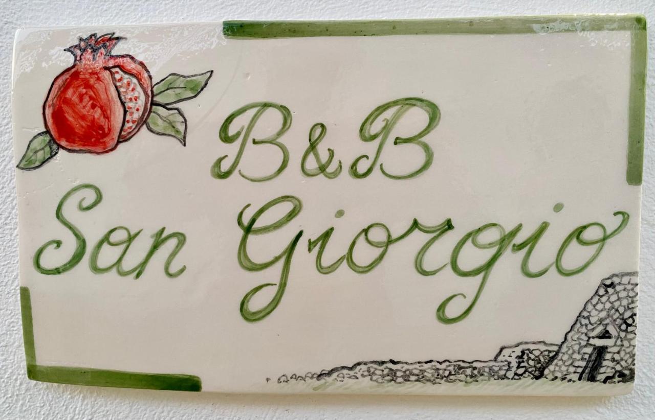B&B Sangiorgio บอร์กาญเญ ภายนอก รูปภาพ
